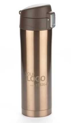 Kubek termiczny LOCK 440 ml / Brązowy 17636-09