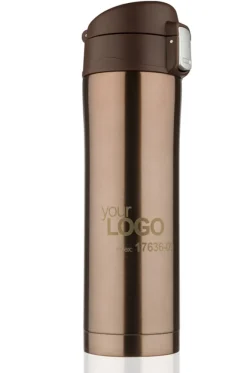 Kubek termiczny LOCK 440 ml / Brązowy 17636-09