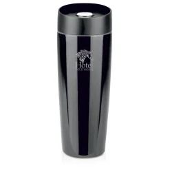 Kubek termiczny 375 ml Air Gifts | Lottie / Czarny V4992-03