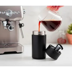 Kubek termiczny 400 ml Air Gifts z ceramiką | Nabila / Czarny VA050-03
