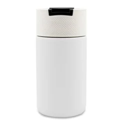 Kubek termiczny 400 ml Air Gifts z ceramiką | Nabila / Biały VA050-02