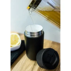 Kubek termiczny 400 ml Air Gifts z ceramiką | Nabila / Biały VA050-02