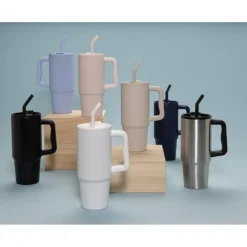 Kubek termiczny 900 ml / Niebieski P437.3025