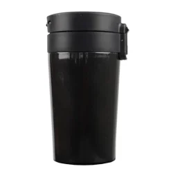 Kubek termiczny 300 ml, posiada sitko zatrzymujące fusy | Laura / Czarny V0552-03