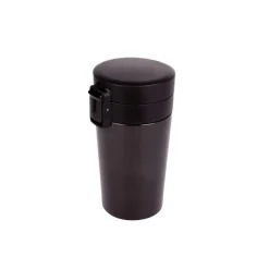 Kubek termiczny 300 ml, posiada sitko zatrzymujące fusy | Laura / Czarny V0552-03
