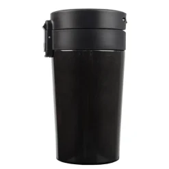Kubek termiczny 300 ml, posiada sitko zatrzymujące fusy | Laura / Czarny V0552-03