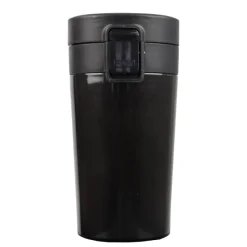 Kubek termiczny 300 ml, posiada sitko zatrzymujące fusy | Laura / Czarny V0552-03