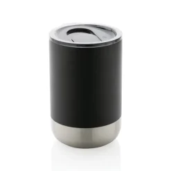 Kubek termiczny 360 ml, stal nierdzewna z recyklingu / Czarny P433.061