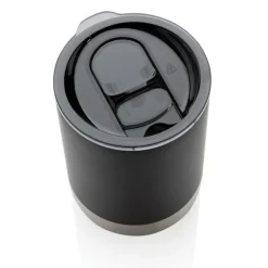 Kubek termiczny 360 ml, stal nierdzewna z recyklingu / Czarny P433.061