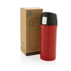 Kubek termiczny 300 ml, stal nierdzewna z recyklingu / Czerwony P435.064