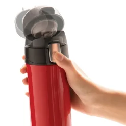 Kubek termiczny 300 ml, stal nierdzewna z recyklingu / Czerwony P435.064