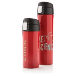 Kubek termiczny 300 ml, stal nierdzewna z recyklingu / Czerwony P435.064