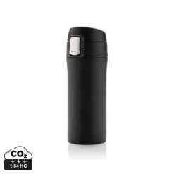 Kubek termiczny 300 ml, stal nierdzewna z recyklingu / Czarny P435.061