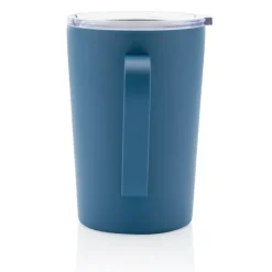 Kubek termiczny 420 ml, stal nierdzewna z recyklingu / Niebieski P433.055