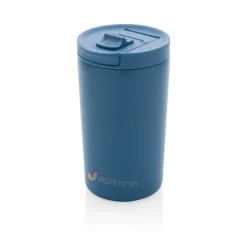 Kubek termiczny 300 ml, stal nierdzewna z recyklingu / Niebieski P435.095