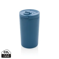 Kubek termiczny 300 ml, stal nierdzewna z recyklingu / Niebieski P435.095