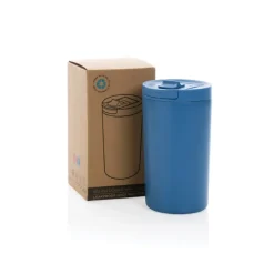 Kubek termiczny 300 ml, stal nierdzewna z recyklingu / Niebieski P435.095