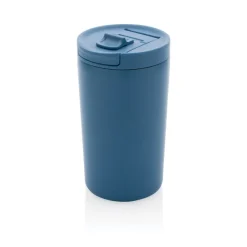 Kubek termiczny 300 ml, stal nierdzewna z recyklingu / Niebieski P435.095