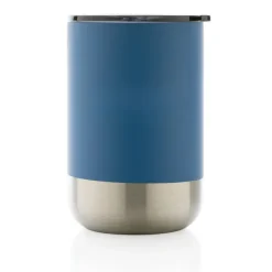 Kubek termiczny 360 ml, stal nierdzewna z recyklingu / Niebieski P433.065