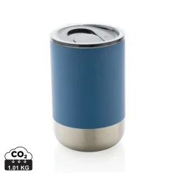Kubek termiczny 360 ml, stal nierdzewna z recyklingu / Niebieski P433.065