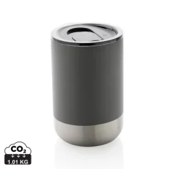 Kubek termiczny 360 ml, stal nierdzewna z recyklingu / Szary P433.062