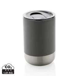 Kubek termiczny 360 ml, stal nierdzewna z recyklingu / Szary P433.062