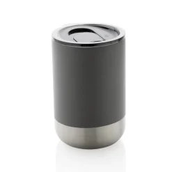 Kubek termiczny 360 ml, stal nierdzewna z recyklingu / Szary P433.062