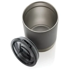 Kubek termiczny 360 ml, stal nierdzewna z recyklingu / Szary P433.062