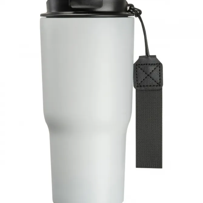 Kubek termiczny 550 ml ze stali z recyklingu DANA / Biały 8523906