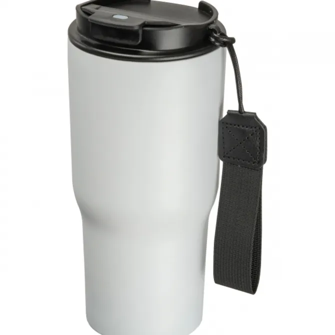 Kubek termiczny 550 ml ze stali z recyklingu DANA / Biały 8523906