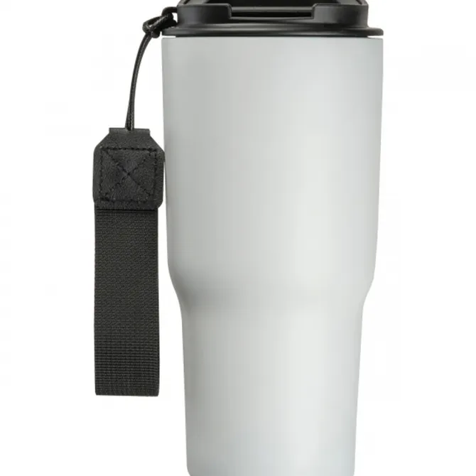 Kubek termiczny 550 ml ze stali z recyklingu DANA / Biały 8523906
