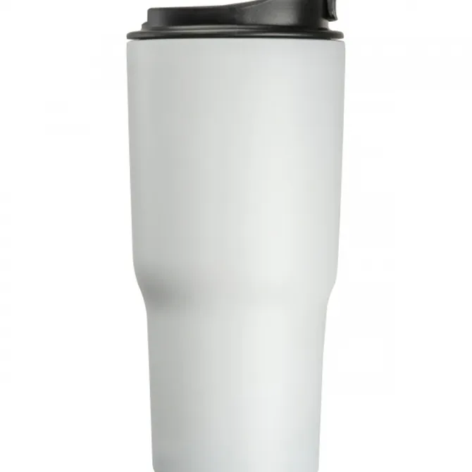 Kubek termiczny 550 ml ze stali z recyklingu DANA / Biały 8523906