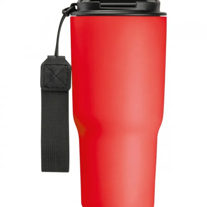 Kubek termiczny 550 ml ze stali z recyklingu DANA / żółty 8523908