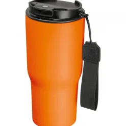 Kubek termiczny 550 ml ze stali z recyklingu DANA / Pomarańczowy 8523910