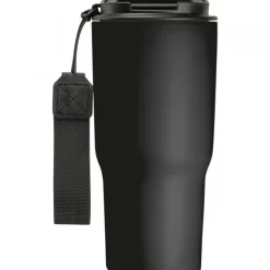 Kubek termiczny 550 ml ze stali z recyklingu DANA / Czarny 8523903