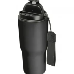 Kubek termiczny 550 ml ze stali z recyklingu DANA / Czarny 8523903