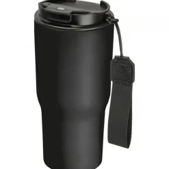 Kubek termiczny 550 ml ze stali z recyklingu DANA / Czarny 8523903