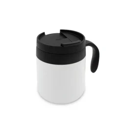 Kubek termiczny 400 ml z rączką | Wyatt / Biały V4838-02
