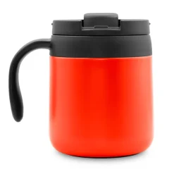 Kubek termiczny 400 ml z rączką | Wyatt / Czerwony V4838-05