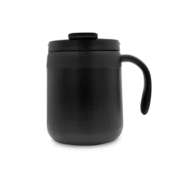 Kubek termiczny 400 ml z rączką | Wyatt / Czarny V4838-03