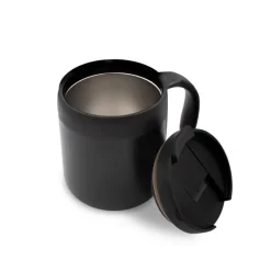 Kubek termiczny 400 ml z rączką | Wyatt / Czarny V4838-03