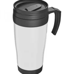 Kubek termiczny plastikowy FORT WORTH 400 ml / Biały 561006
