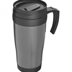 Kubek termiczny plastikowy FORT WORTH 400 ml / Szary 561007