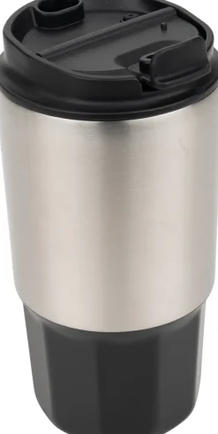 Kubek termiczny stalowy z recyklingu LA LOUVIERE MoLu 540 ml / Czarny 535003
