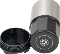 Kubek termiczny stalowy z recyklingu SAINT - JEROME MoLu 500 ml / Czarny 483103