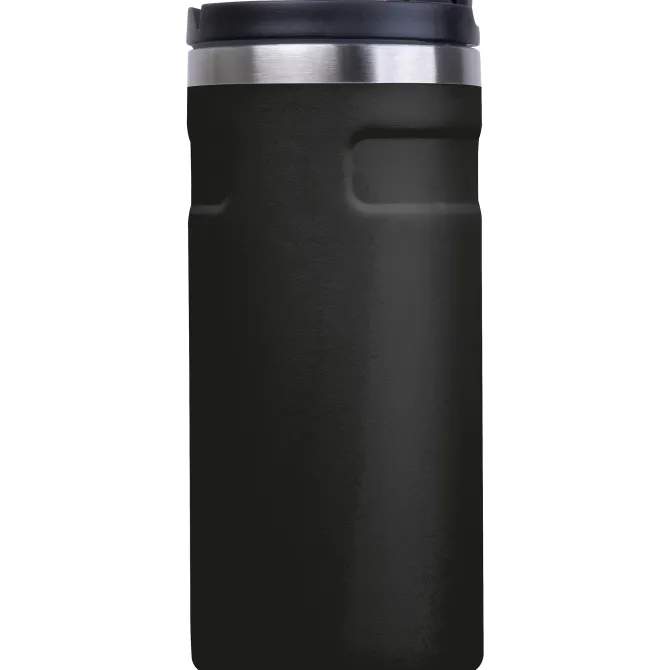 Kubek termiczny ze stali z recyklingu 450 ml SILVIO / Czarny 8536503