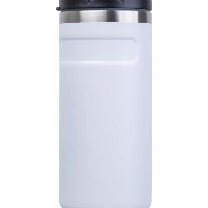 Kubek termiczny ze stali z recyklingu 450 ml SILVIO / Biały 8536506