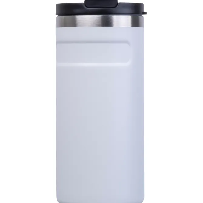Kubek termiczny ze stali z recyklingu 450 ml SILVIO / Biały 8536506
