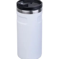 Kubek termiczny ze stali z recyklingu 450 ml SILVIO / Biały 8536506