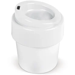 Kubek termiczny z pokrywką 240 ml / Biały / biały LT98707-N0101